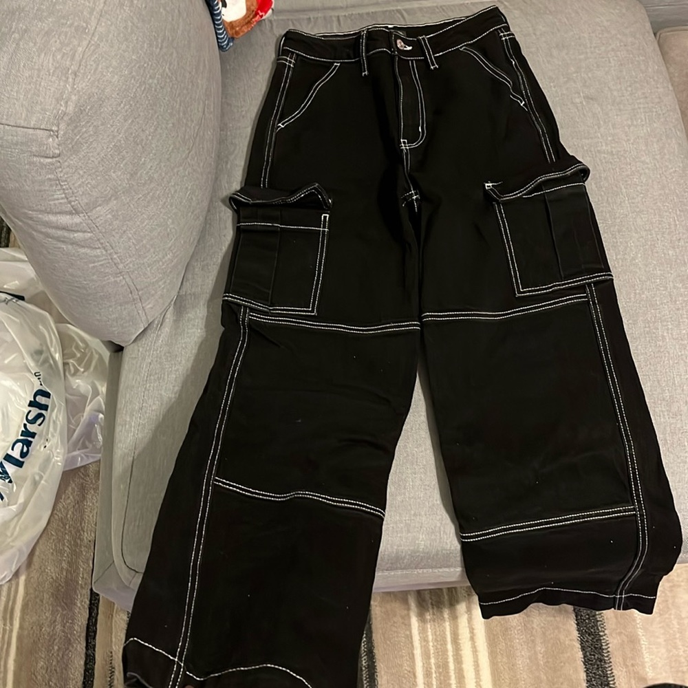 Women’s small flared cargo pants